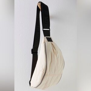 NWT Free People FP Movement Bulls Eye Sling Bag Belt Bag Fannypack Ivory
